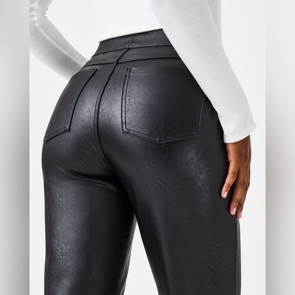 SPANX Classic Black Straight Leg Pants - Picture 3 of 16